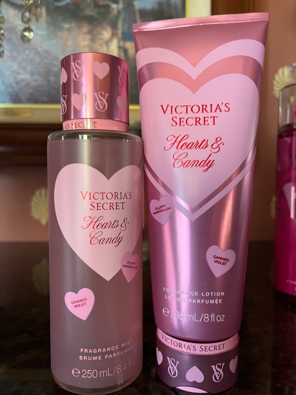 NEW Viral Victorias Secret Hearts and Candy Set